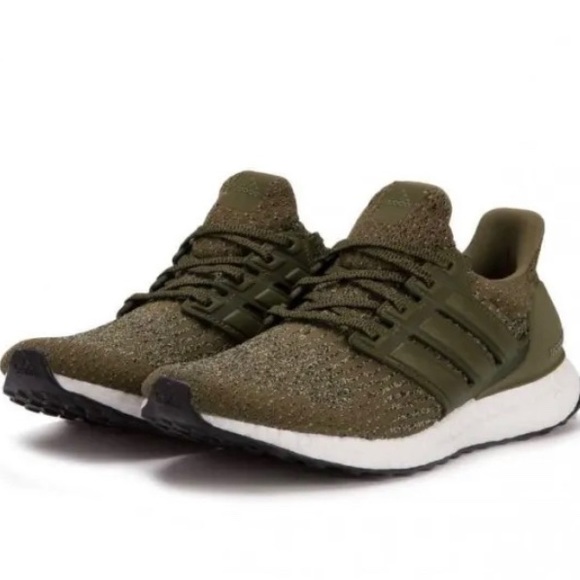 Adidas Ultra Boost 3.0 Trace Olive S82018 Leather Mens 11 New Box Deadstock - Picture 7 of 7